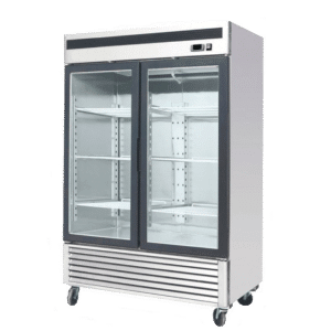 Congelador vertical doble puerta vidrio 1,308 lt