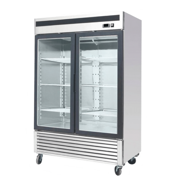 Refrigerador conservador vertical doble puerta vidrio 1,308 lt